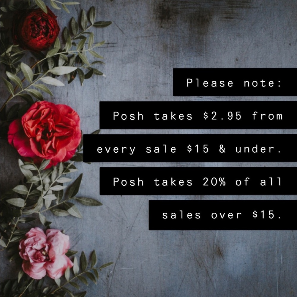 POSH Fees. Please Read.